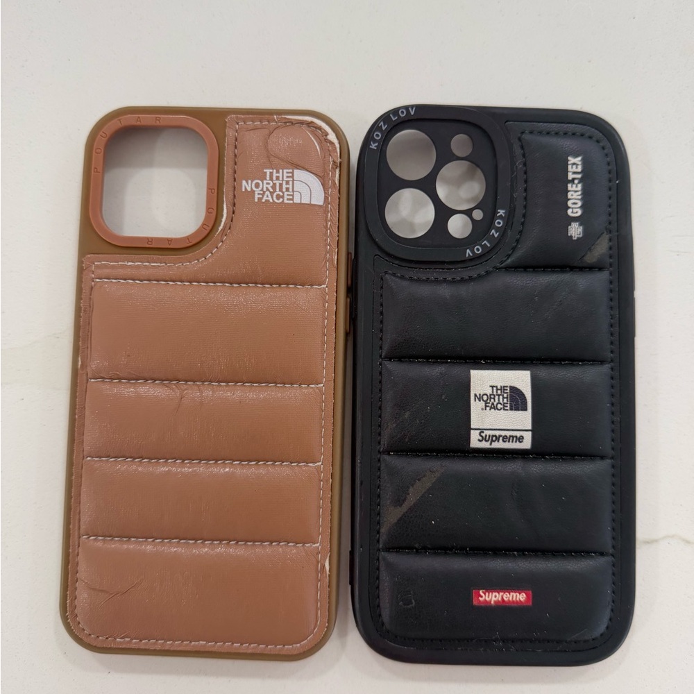 iPhone 12 Pro Max north face puffer case